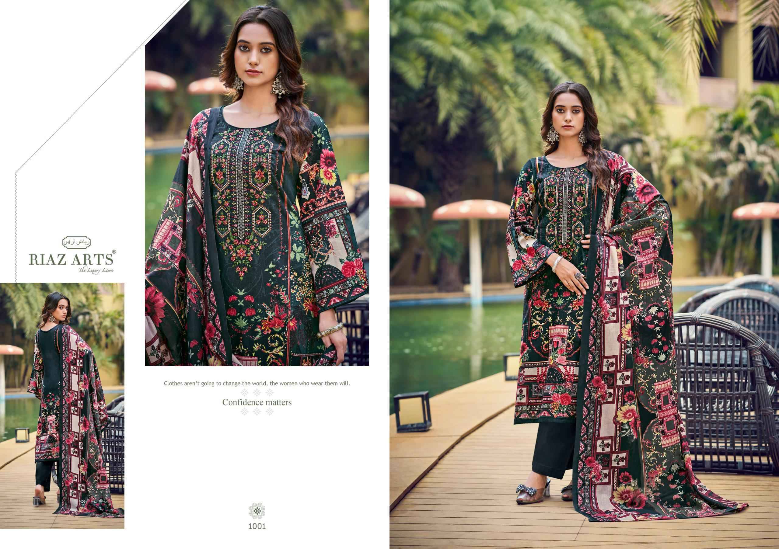 MUSAFIR.37 By RIAZ ARTS 1001 TO 1006 Series Beautiful Festive Suits Stylish Fancy Colorful Casual Wear & Ethnic Wear Cotton Cambric Lawn Print Dresses At Wholesale Price